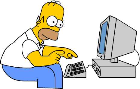 Homer al computer